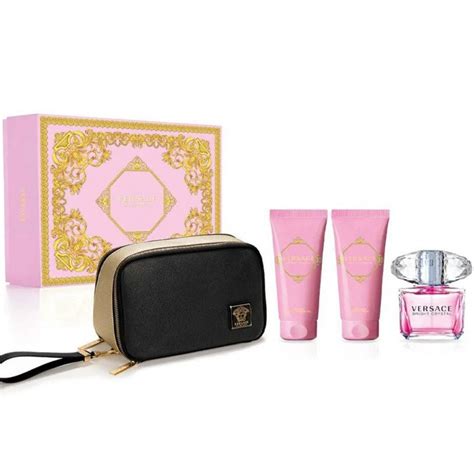 versace bright crystal gift set weight|Versace Bright Crystal with bag.